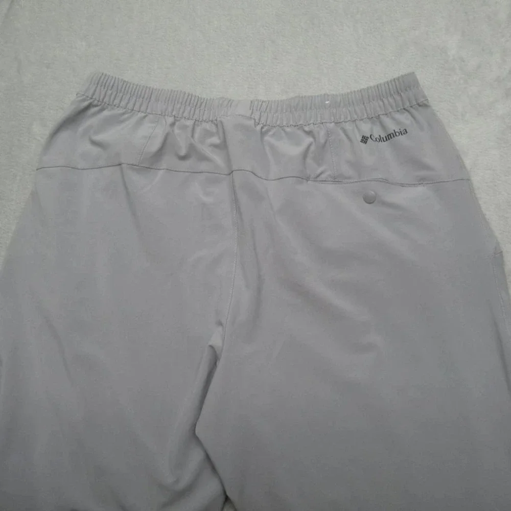Columbia Hike Joggers Men Large Gray‎ Omni Shield Athleisure Run 32x29 Stretch